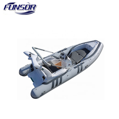 China 5.8m PVC and Rigid Hull Inflatable Rib Boat for FISHING and Rescuing and water sport with CE Certificate supplier